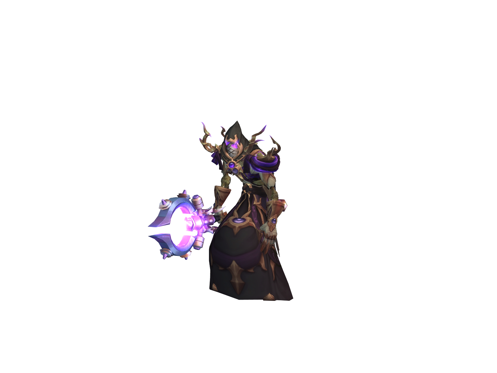 Teflonmancer 3D character render