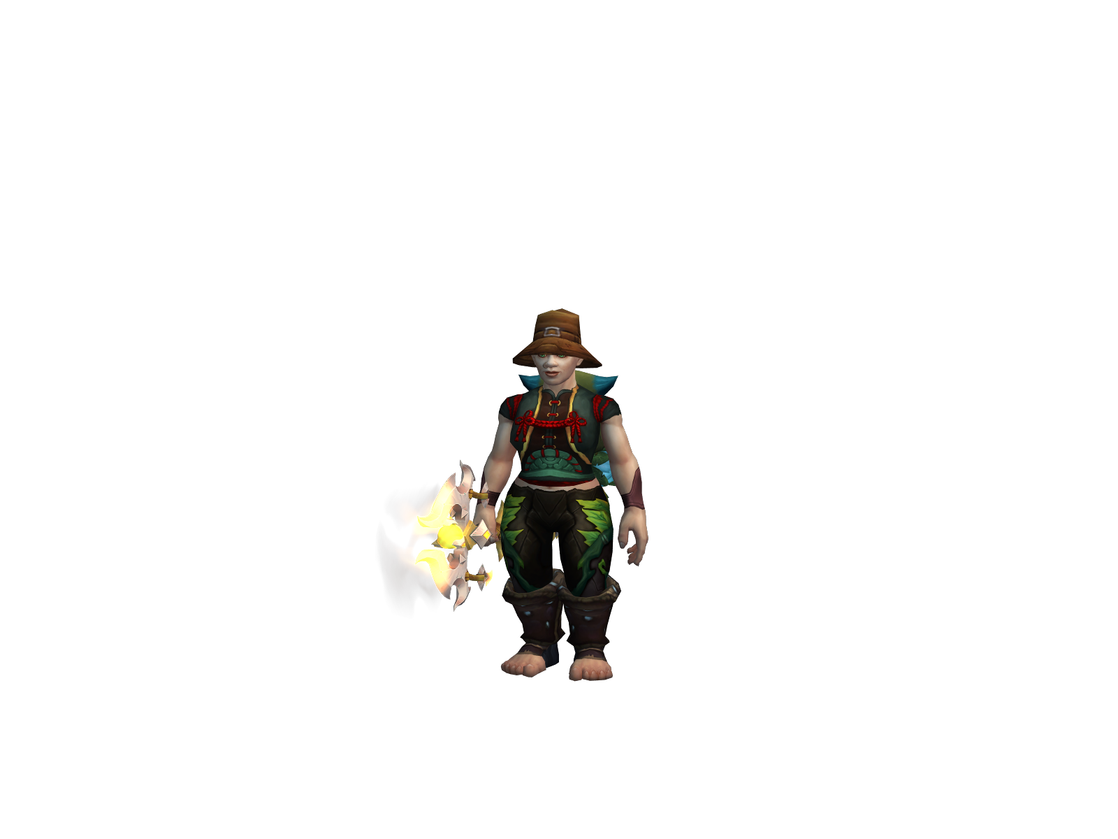 Tumpelo 3D character render