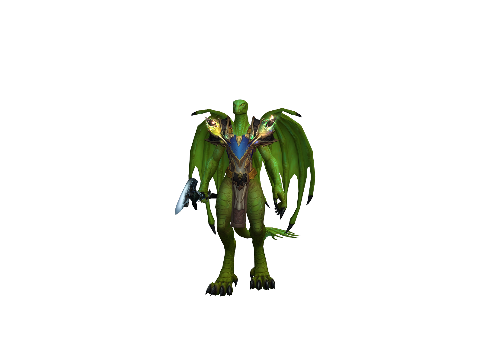 Pözard 3D character render