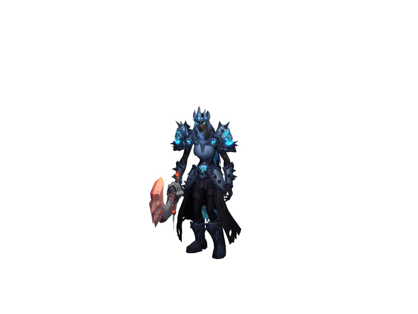 Deathwhisp 3D character render