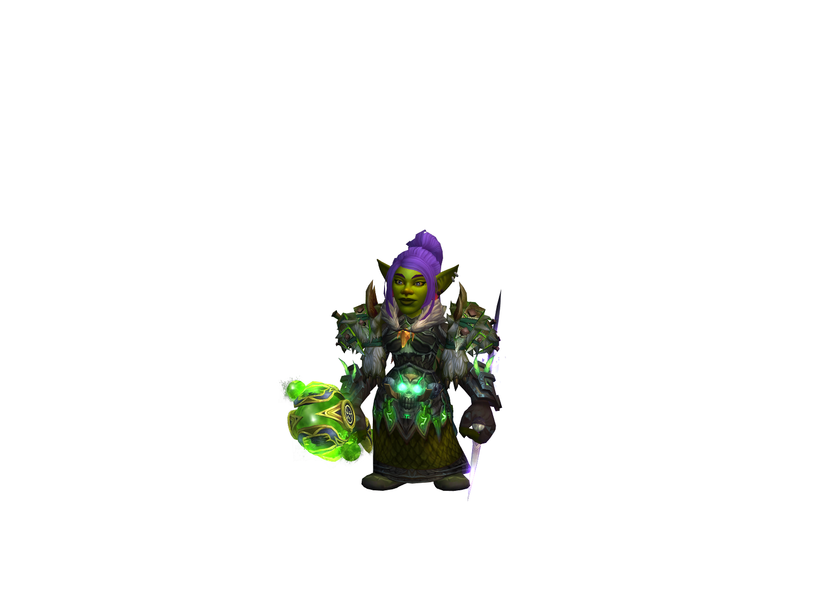 Femizza 3D character render