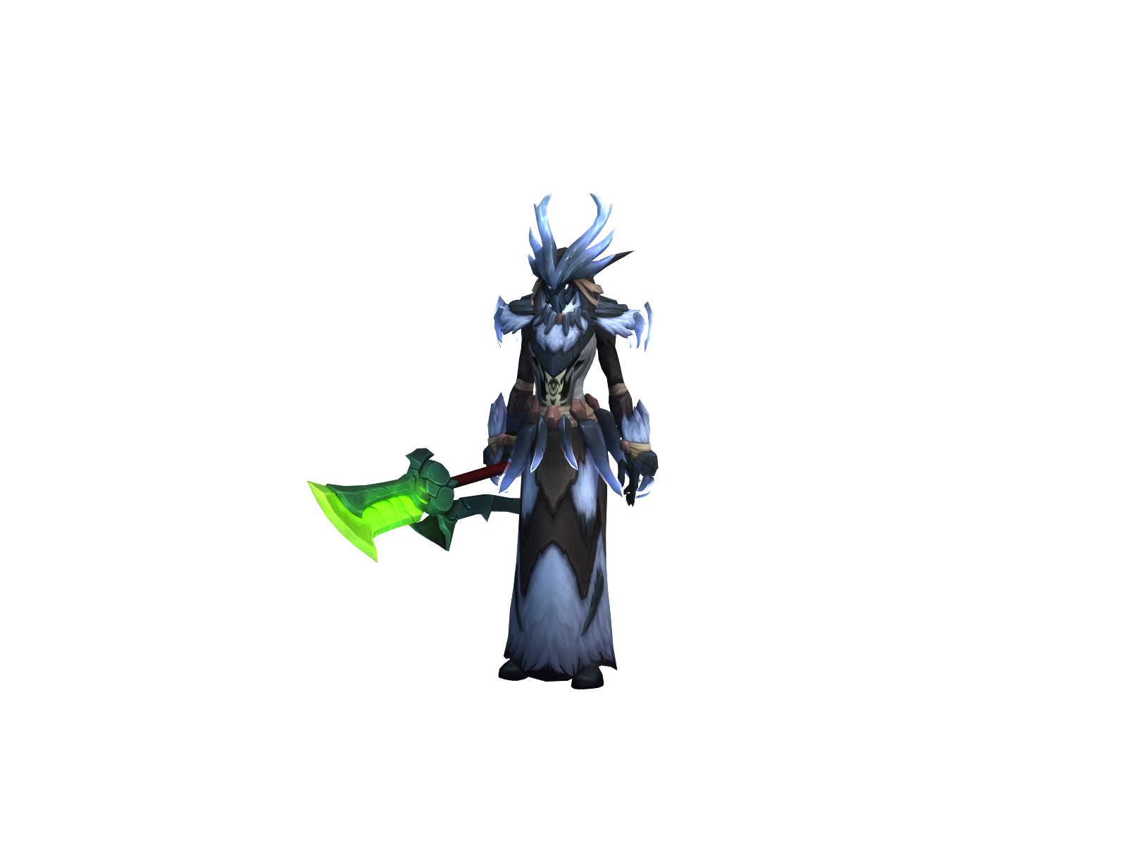 Shån 3D character render