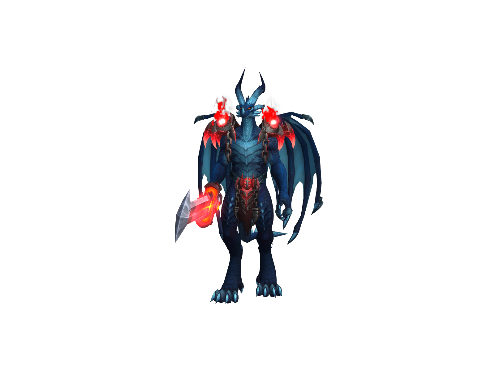Myndrake 3D character render