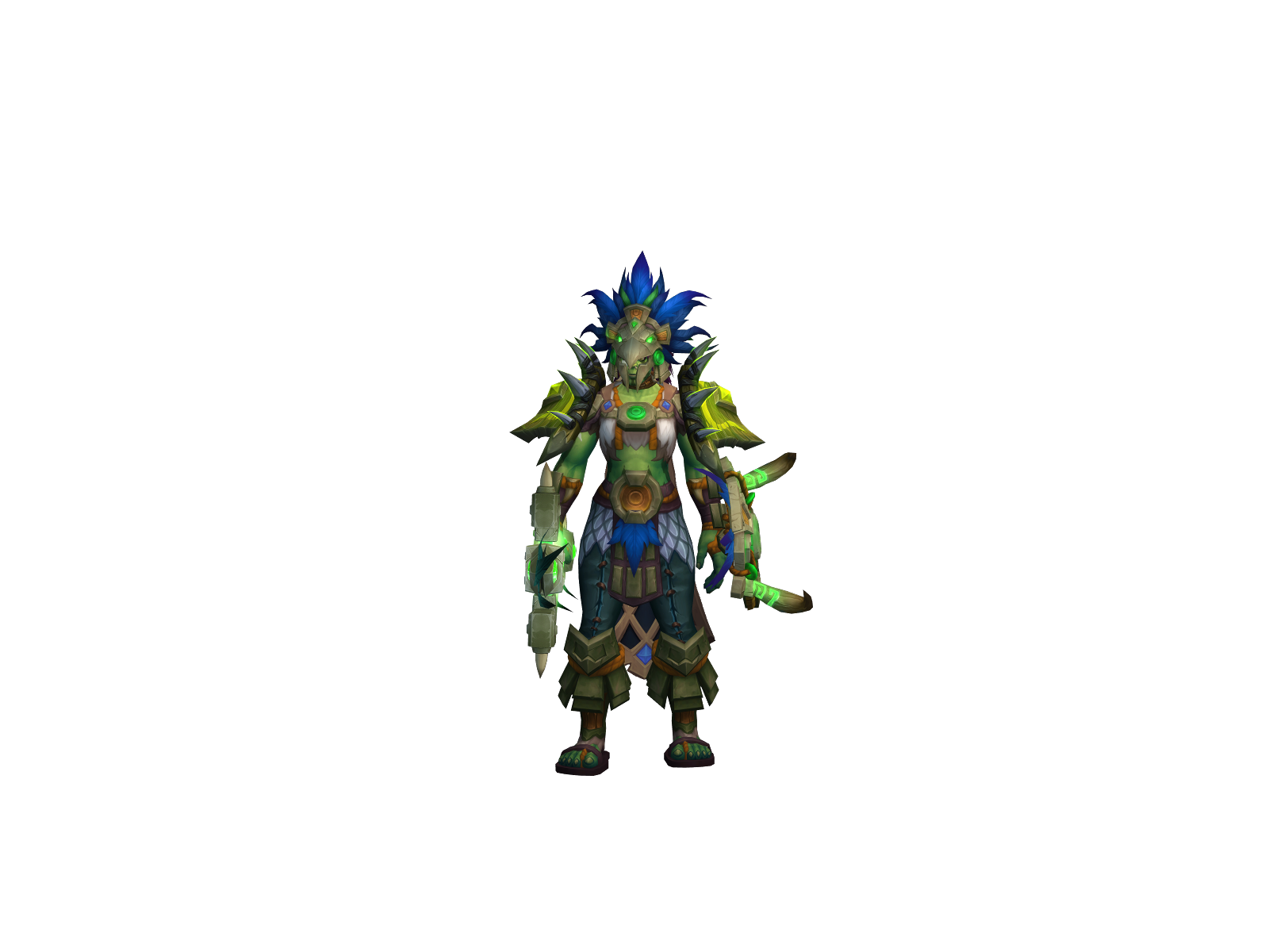 Blazestrike 3D character render