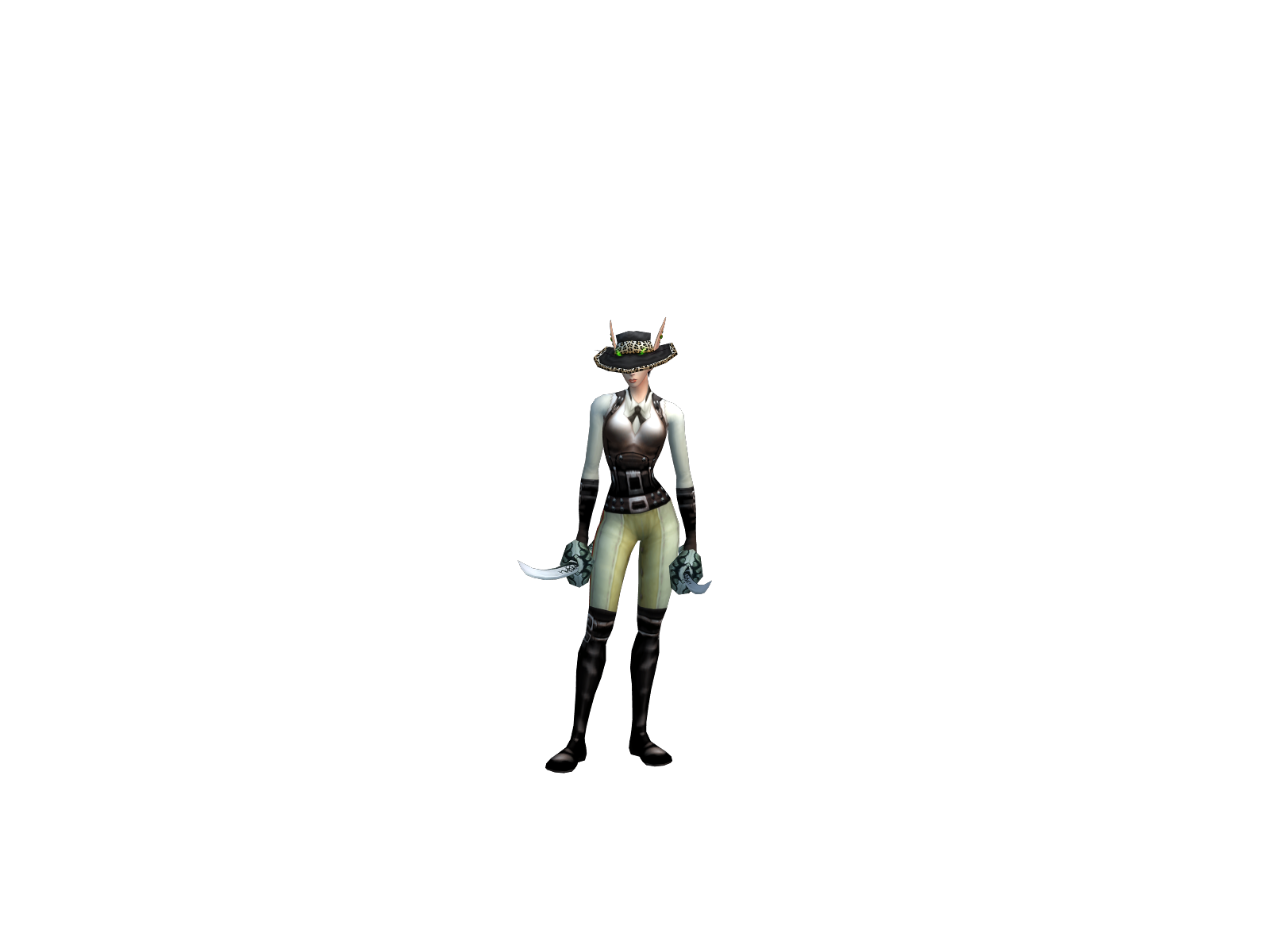 Losingasdh character render