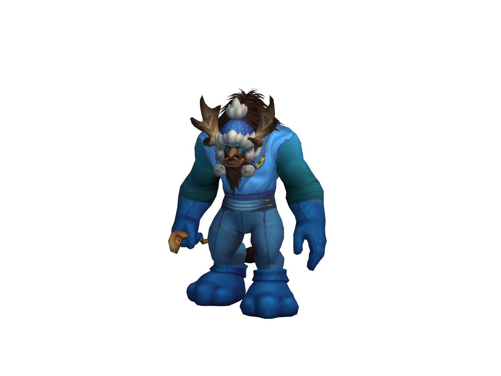 Frysbiff 3D character render