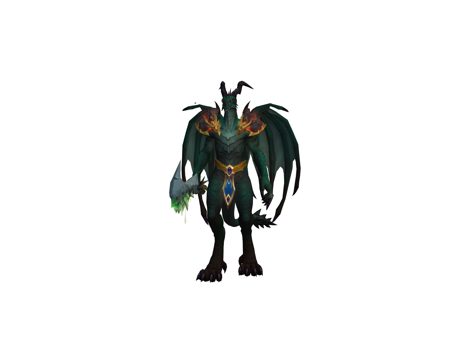 Shiel 3D character render