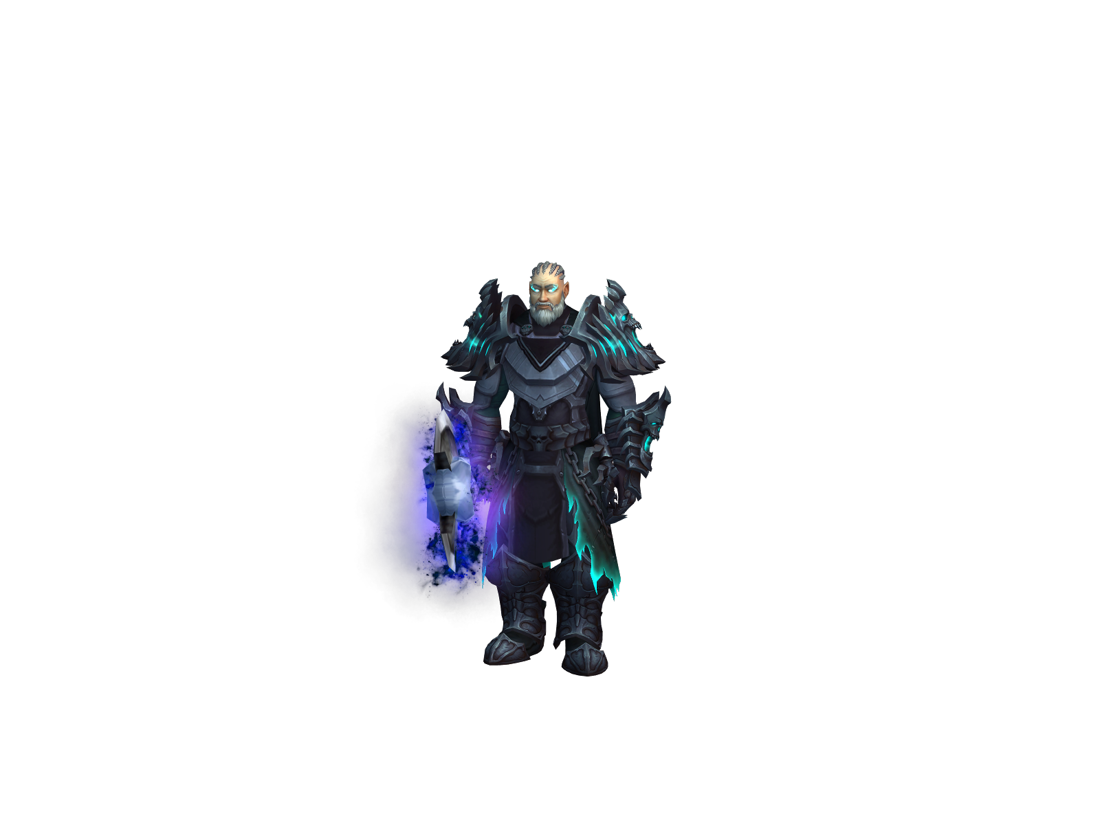 Bwax 3D character render