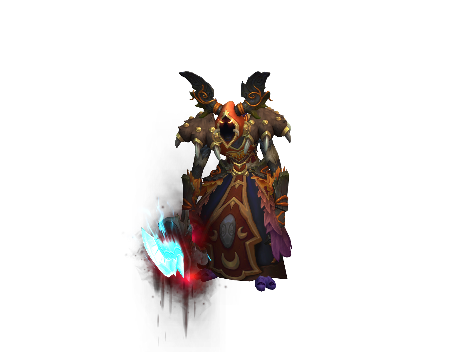 Ædruid 3D character render