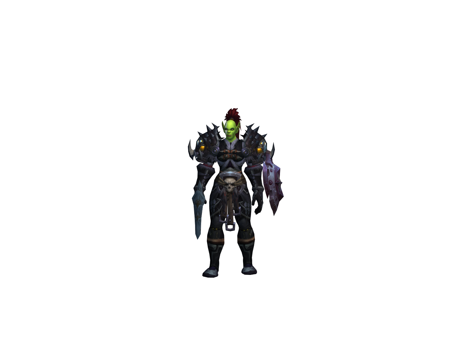 Orkybalboa 3D character render