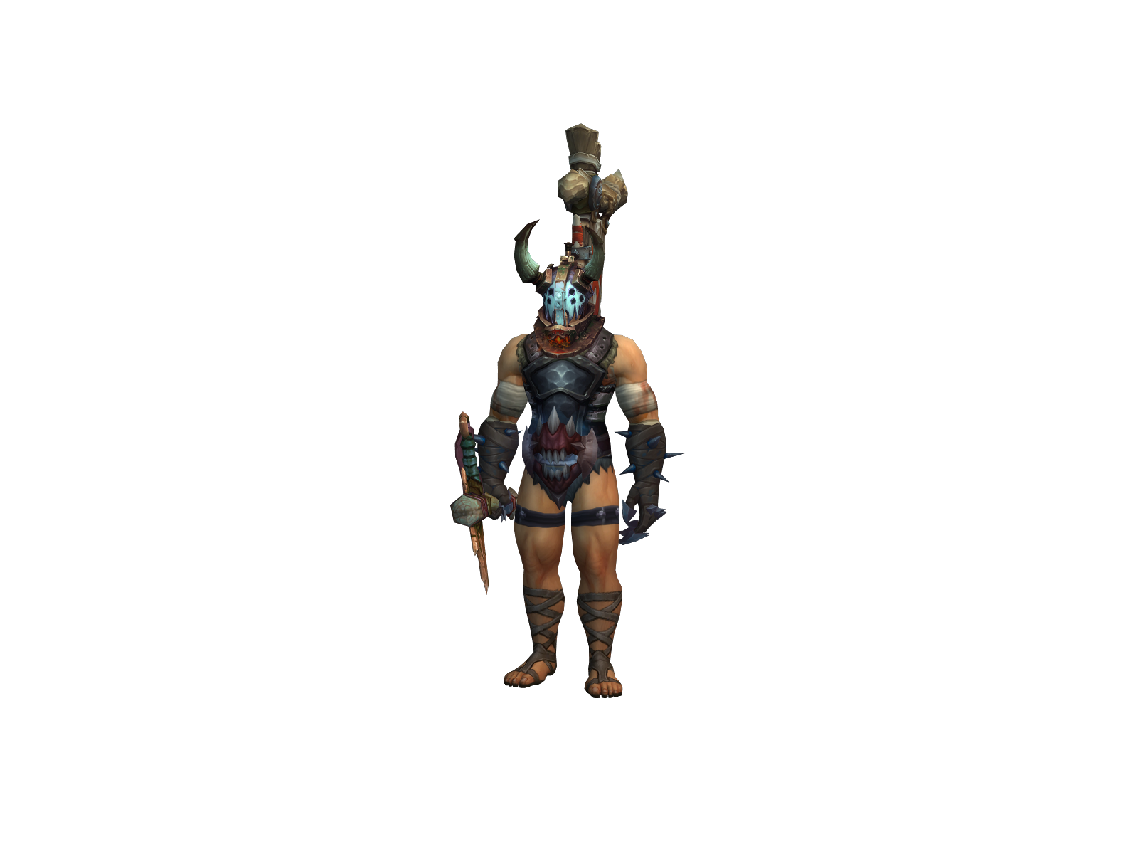 Skarprättare 3D character render