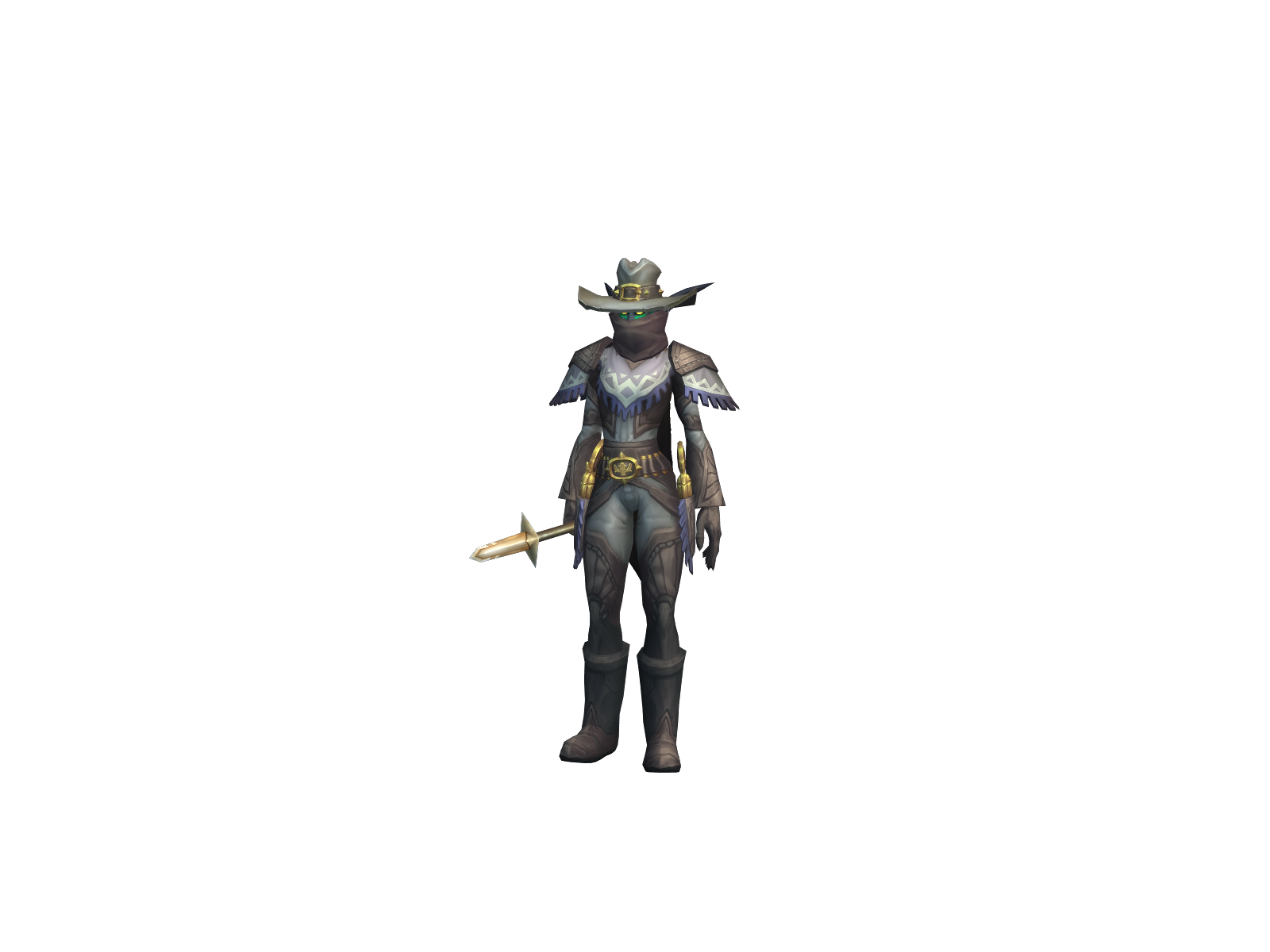 Snekken 3D character render