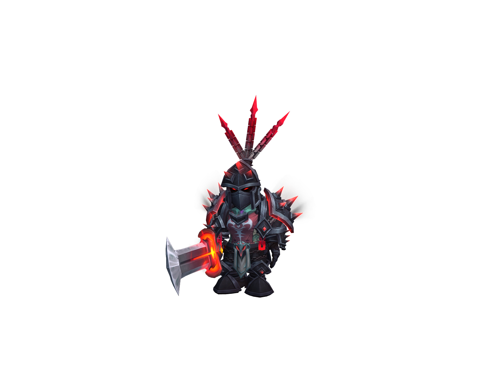 Clownwar character render
