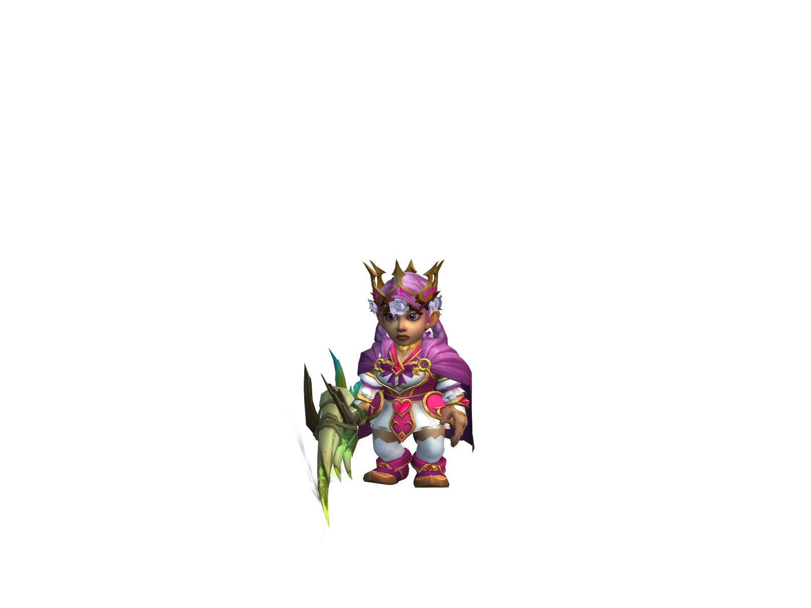 Amyrose 3D character render