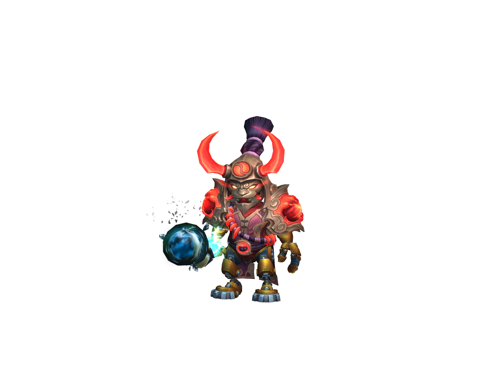 Clankyclerk 3D character render