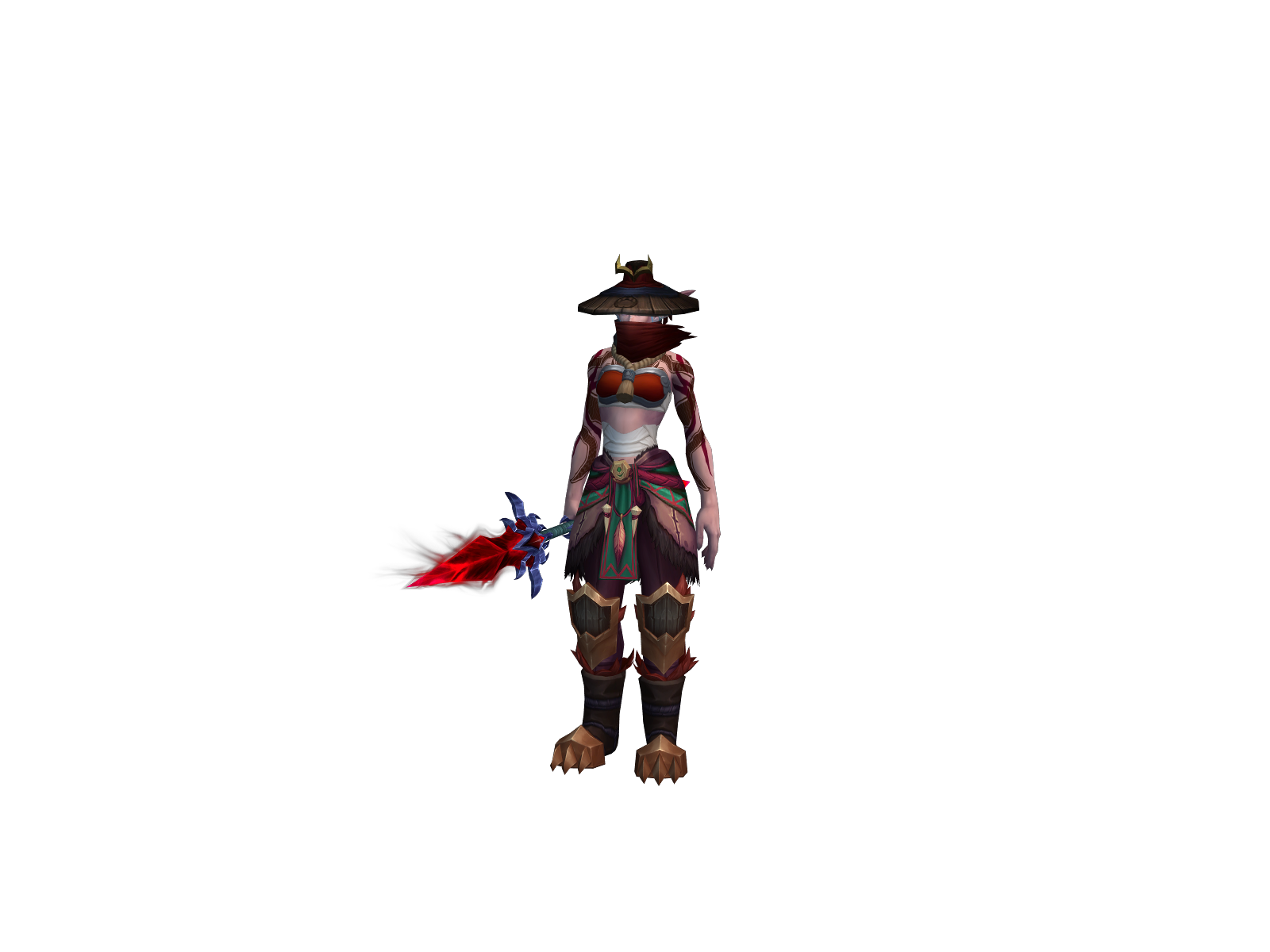 Itchï 3D character render