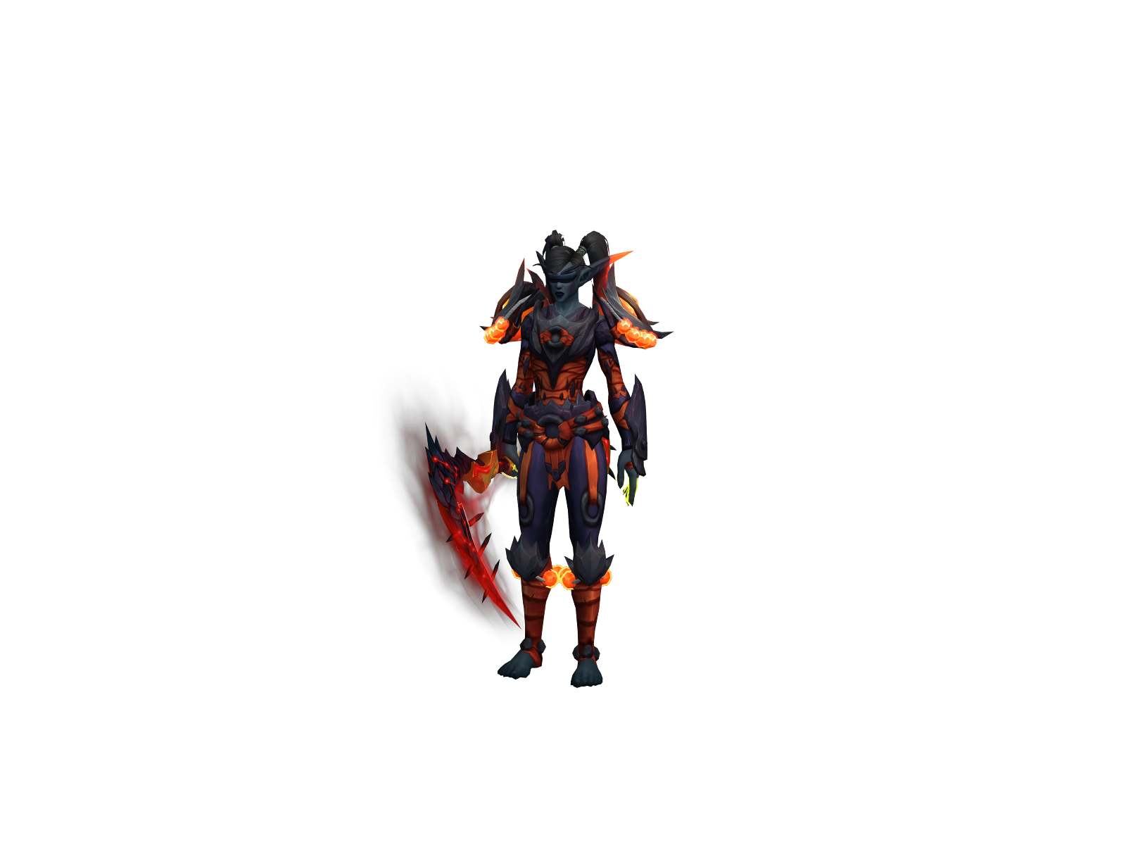 Fist character render