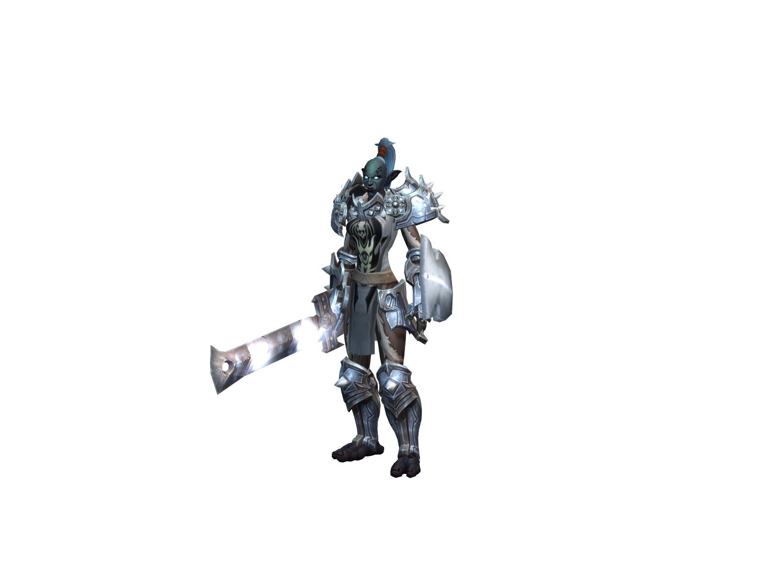 Nurza 3D character render