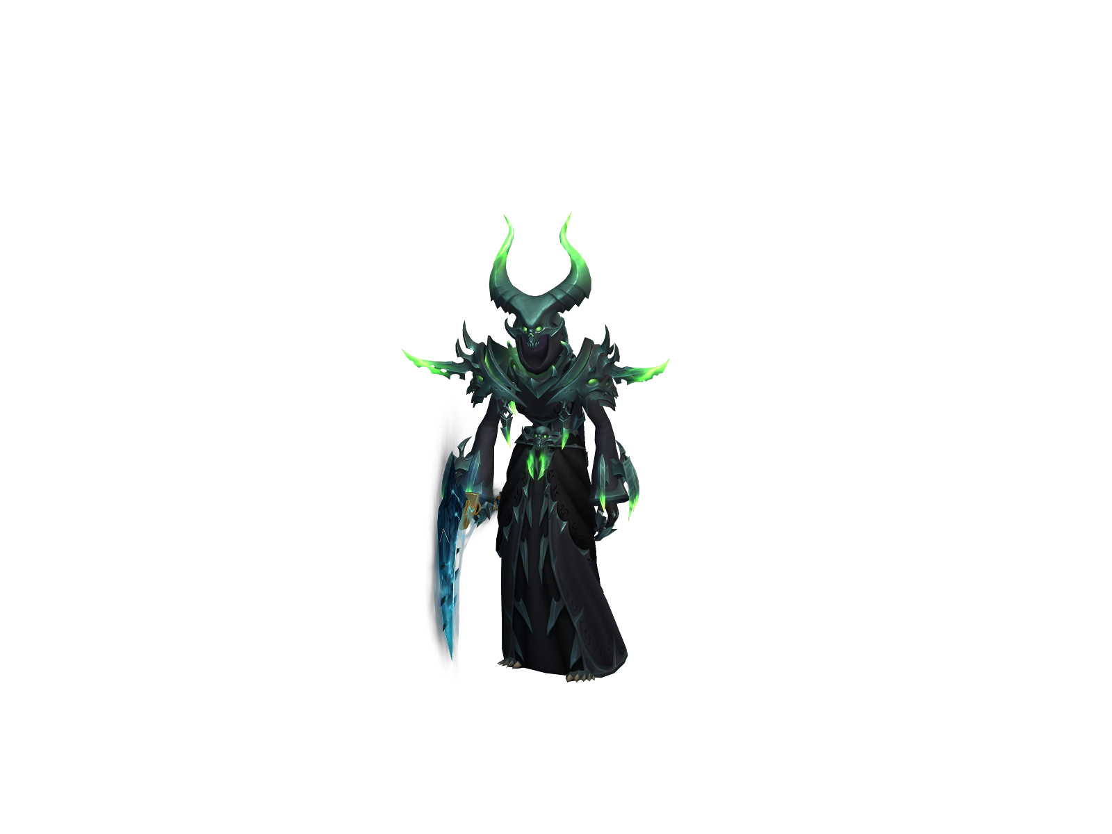 Évil 3D character render