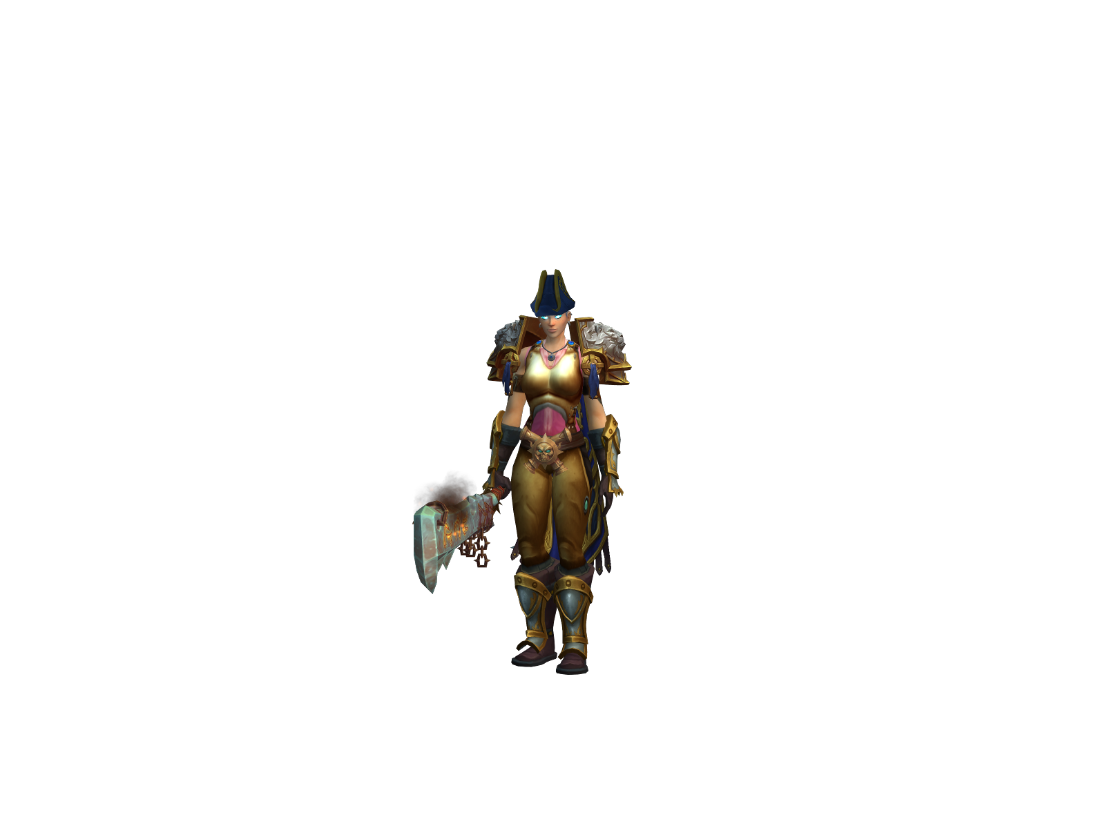 Hallowjin 3D character render