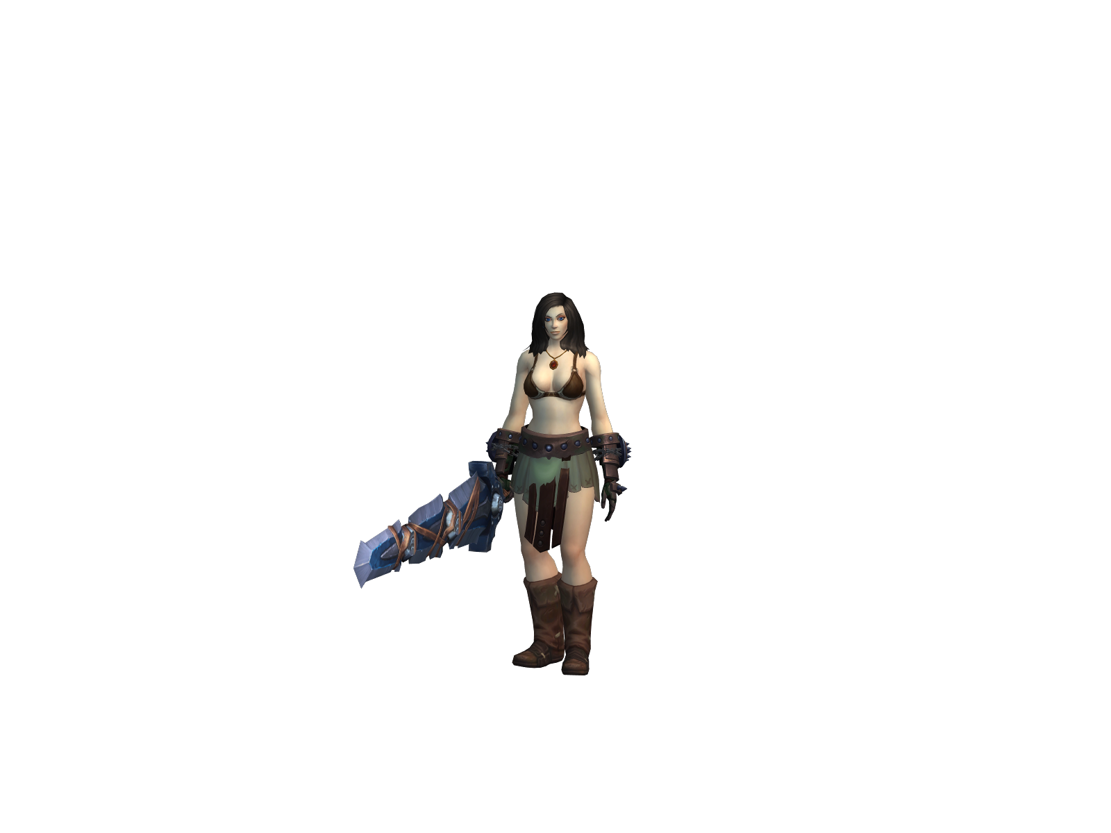 Damga 3D character render