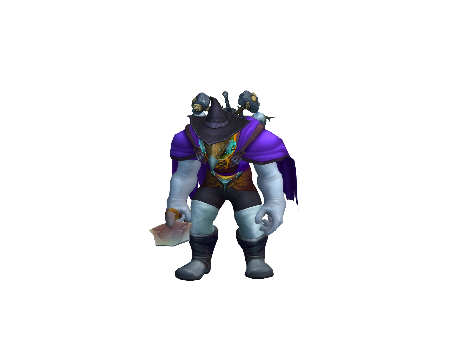 Truweed 3D character render