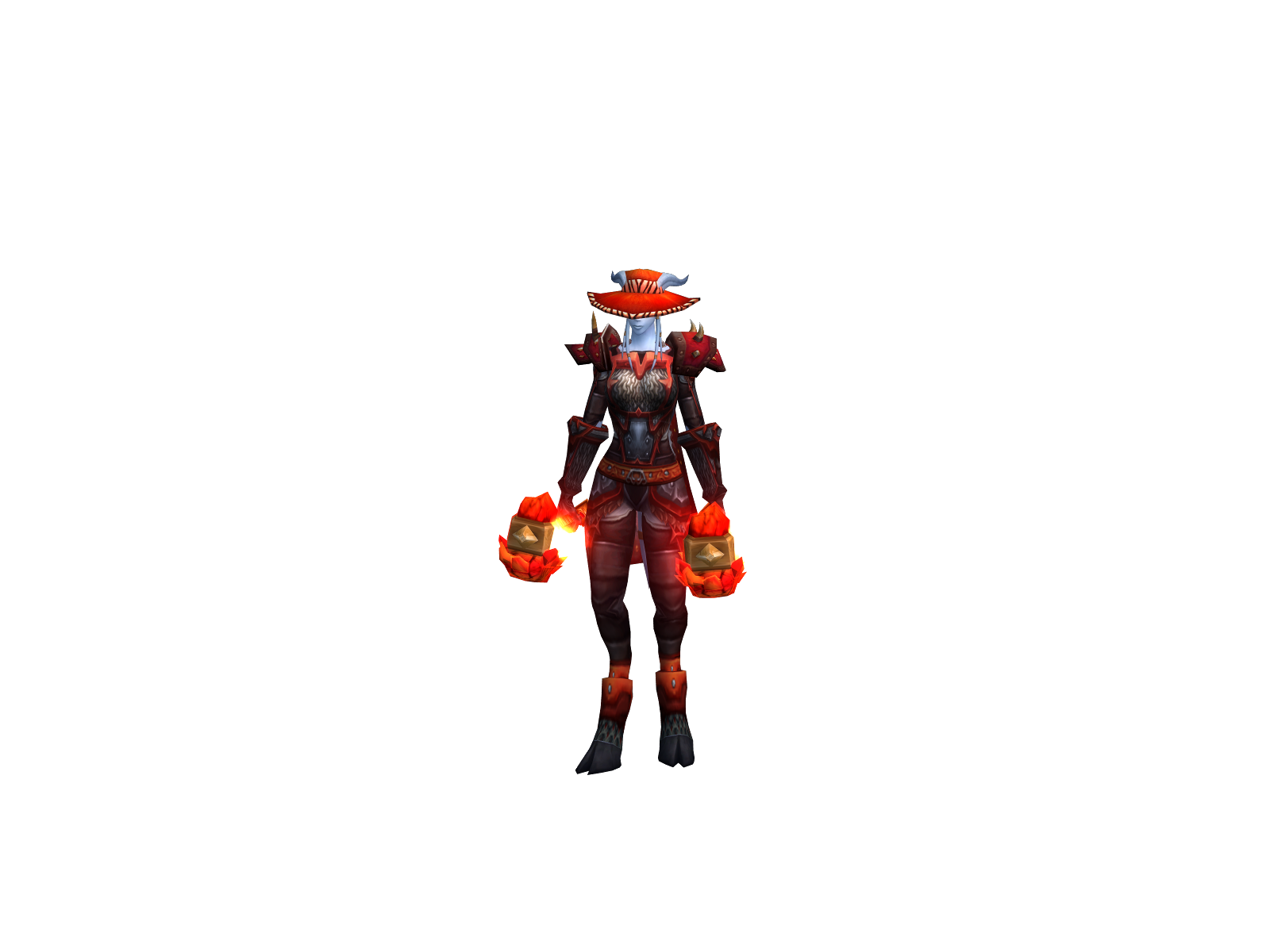 Internalize 3D character render