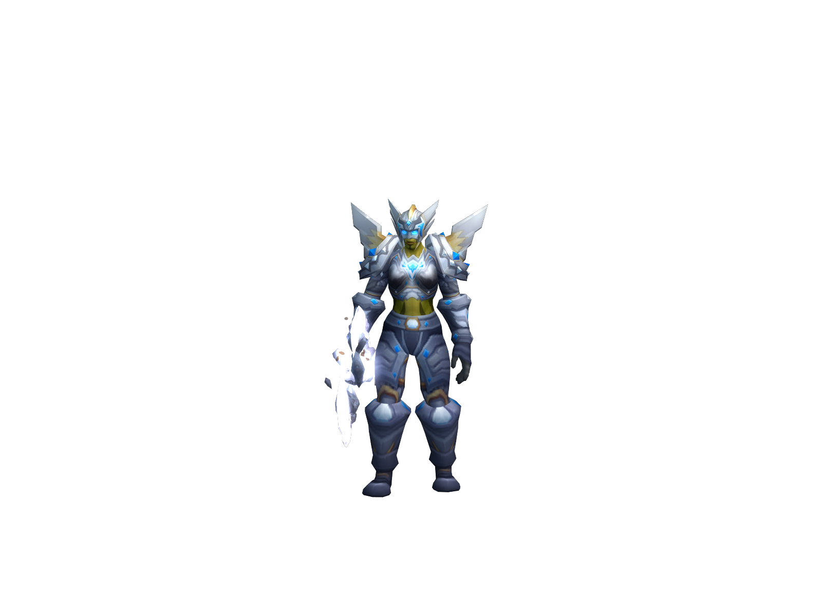 Wrongfaction 3D character render