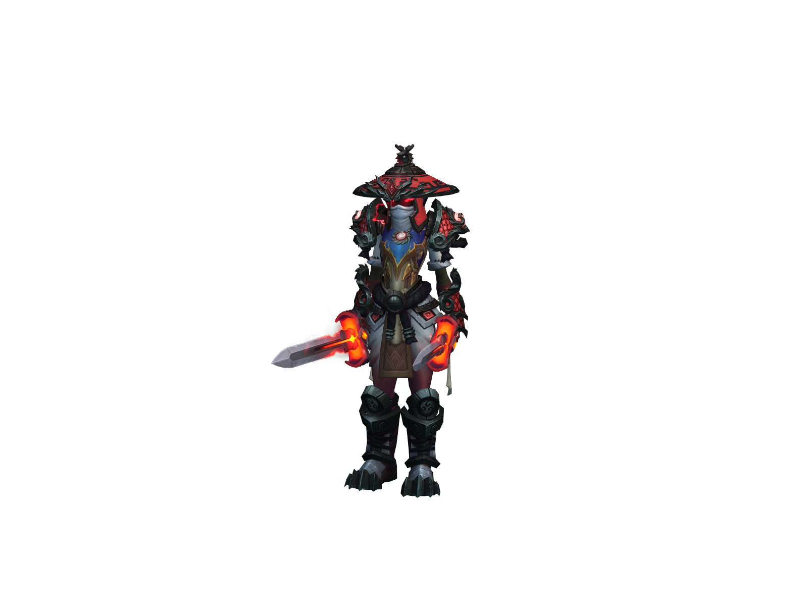 pimeäzen 3D character render