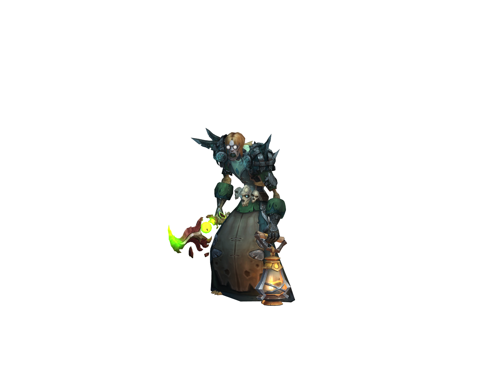Wizlock 3D character render