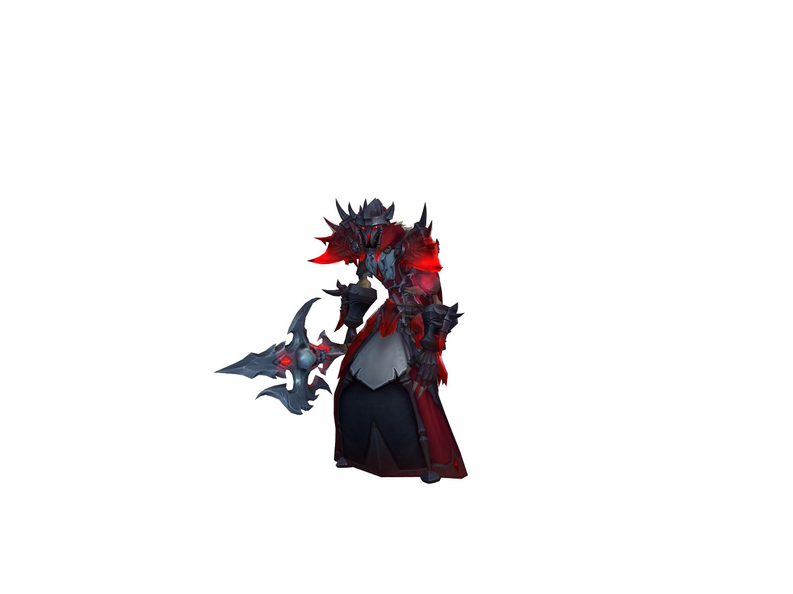 Kunglångburk 3D character render