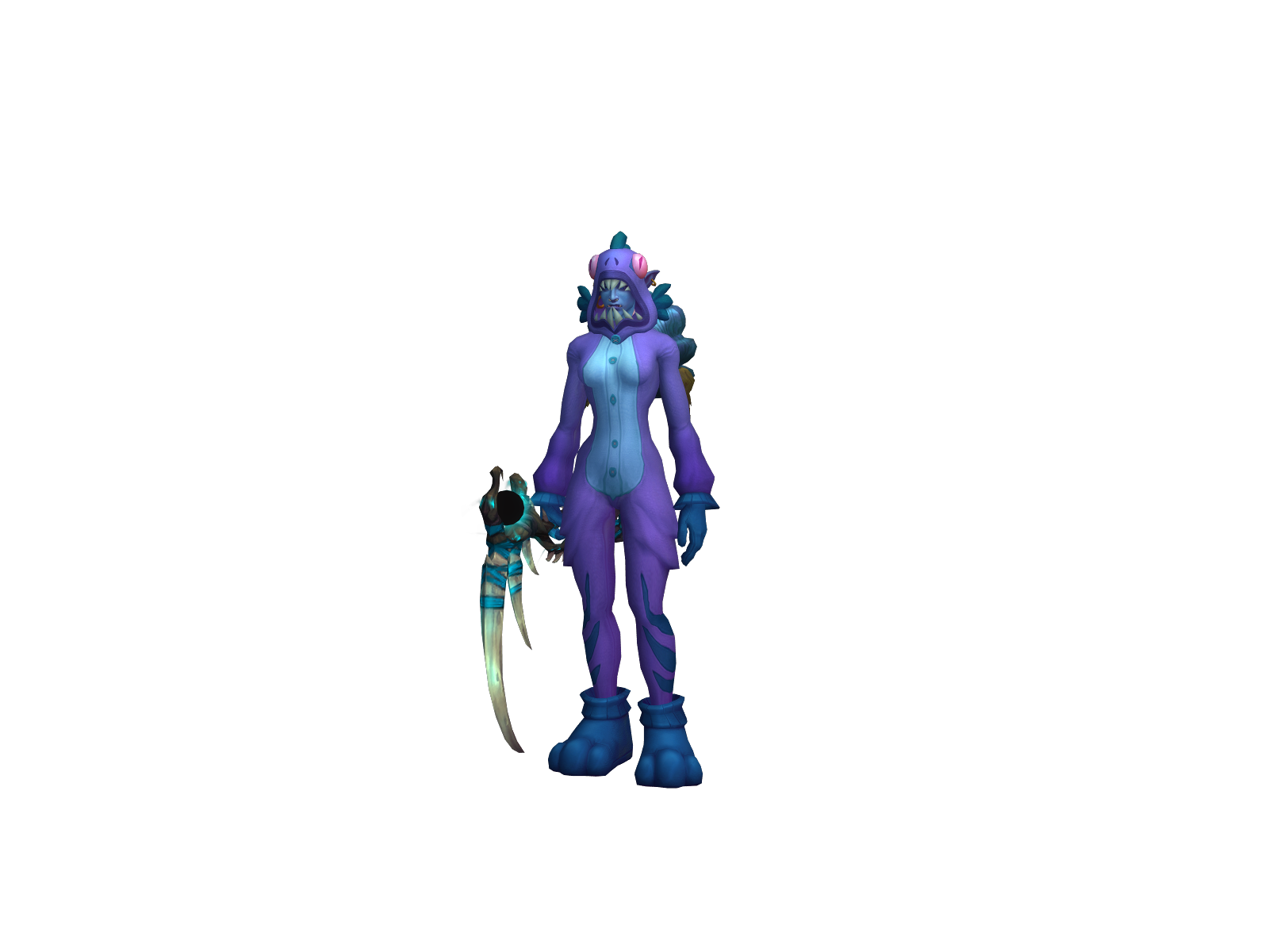 Grizzii 3D character render