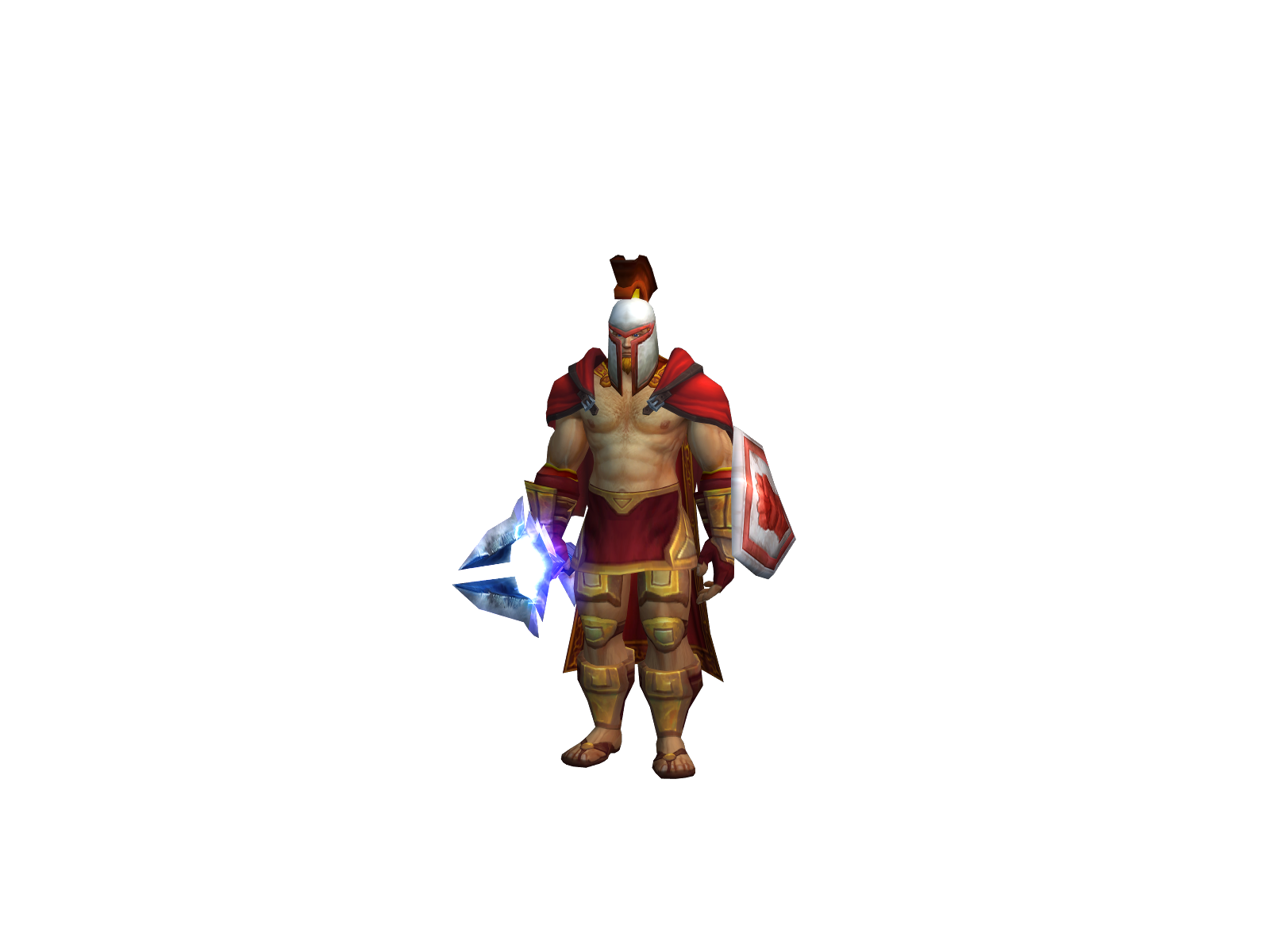 Evans 3D character render
