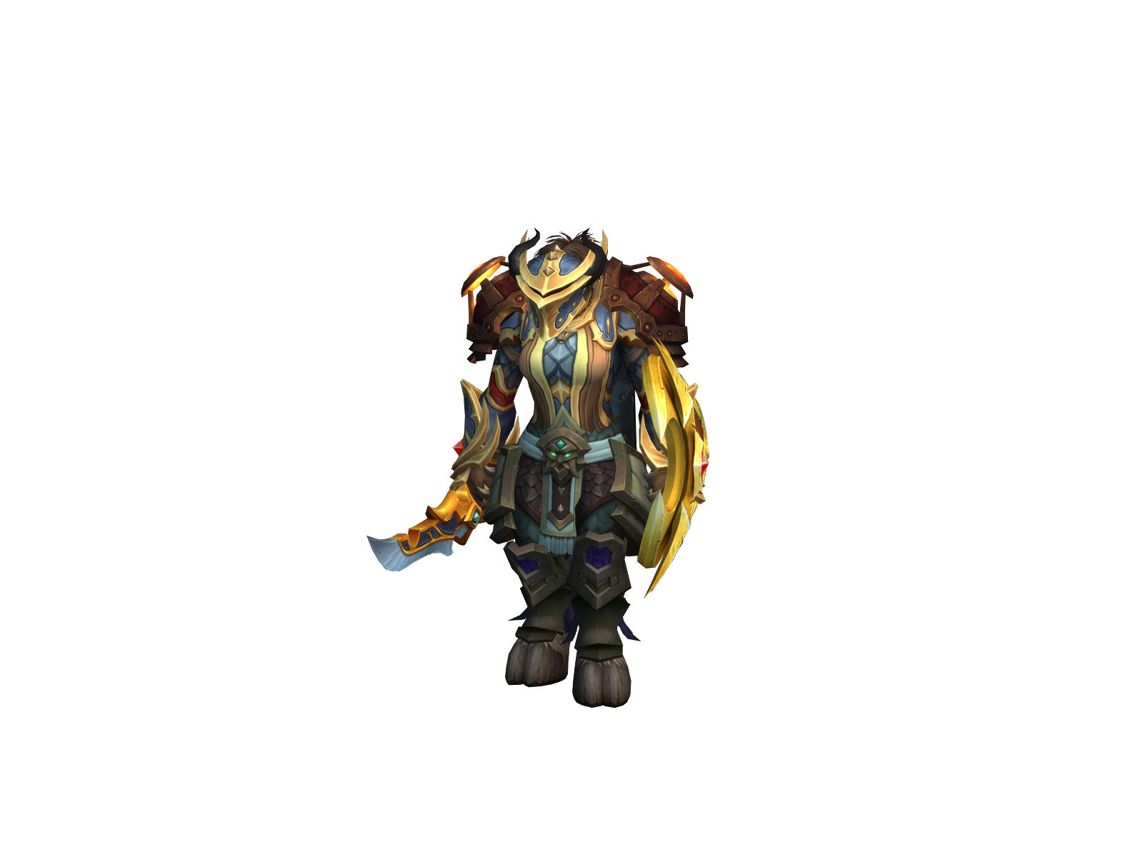 Blizarewoke 3D character render