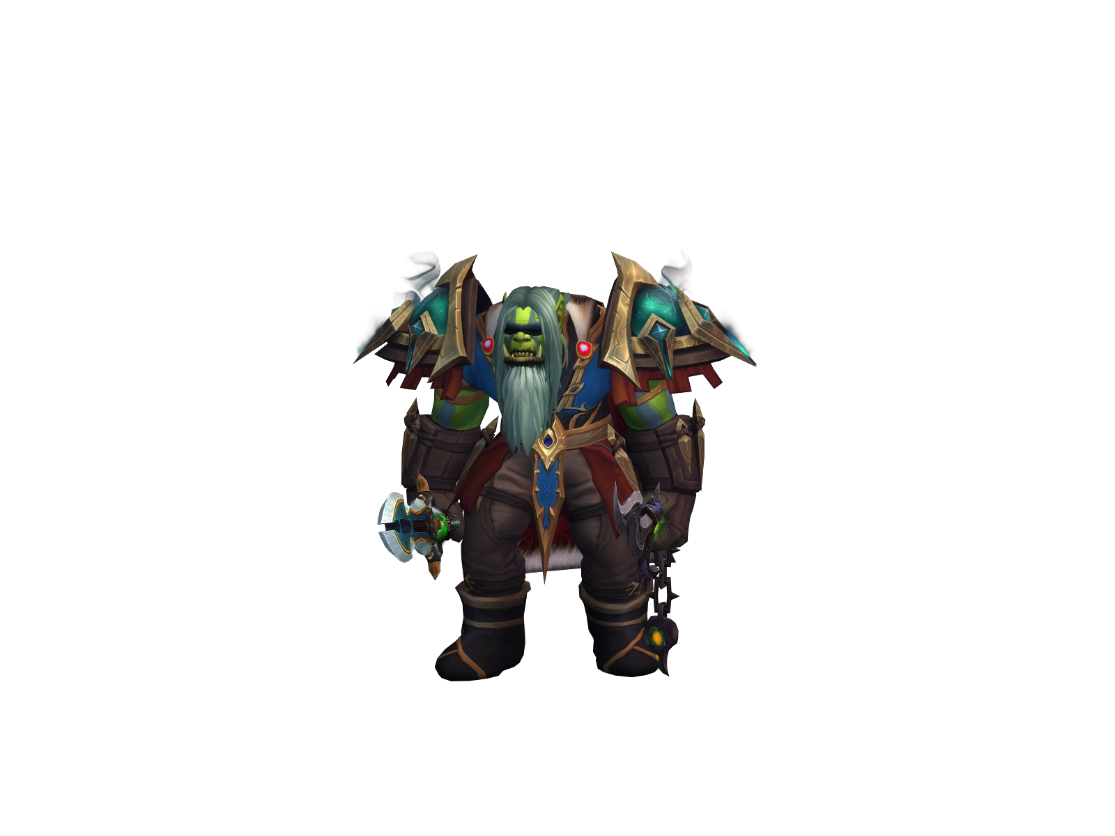 Smokyman character render