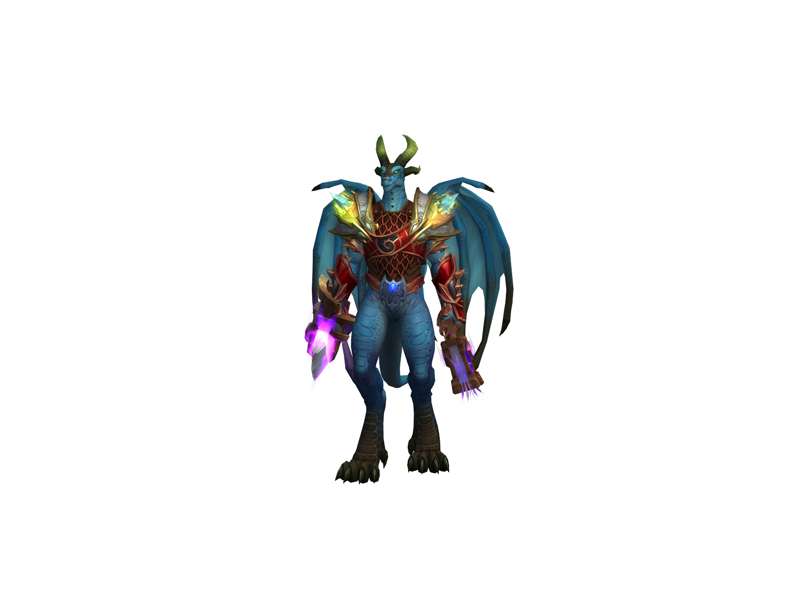 Dragomounis 3D character render