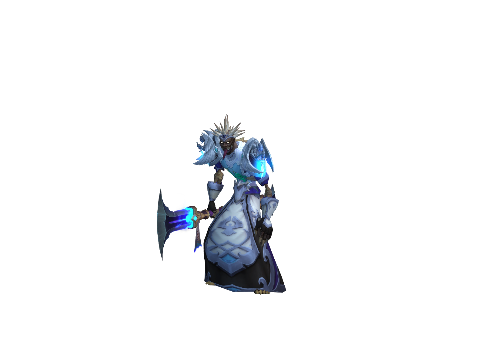 Foliehatt 3D character render