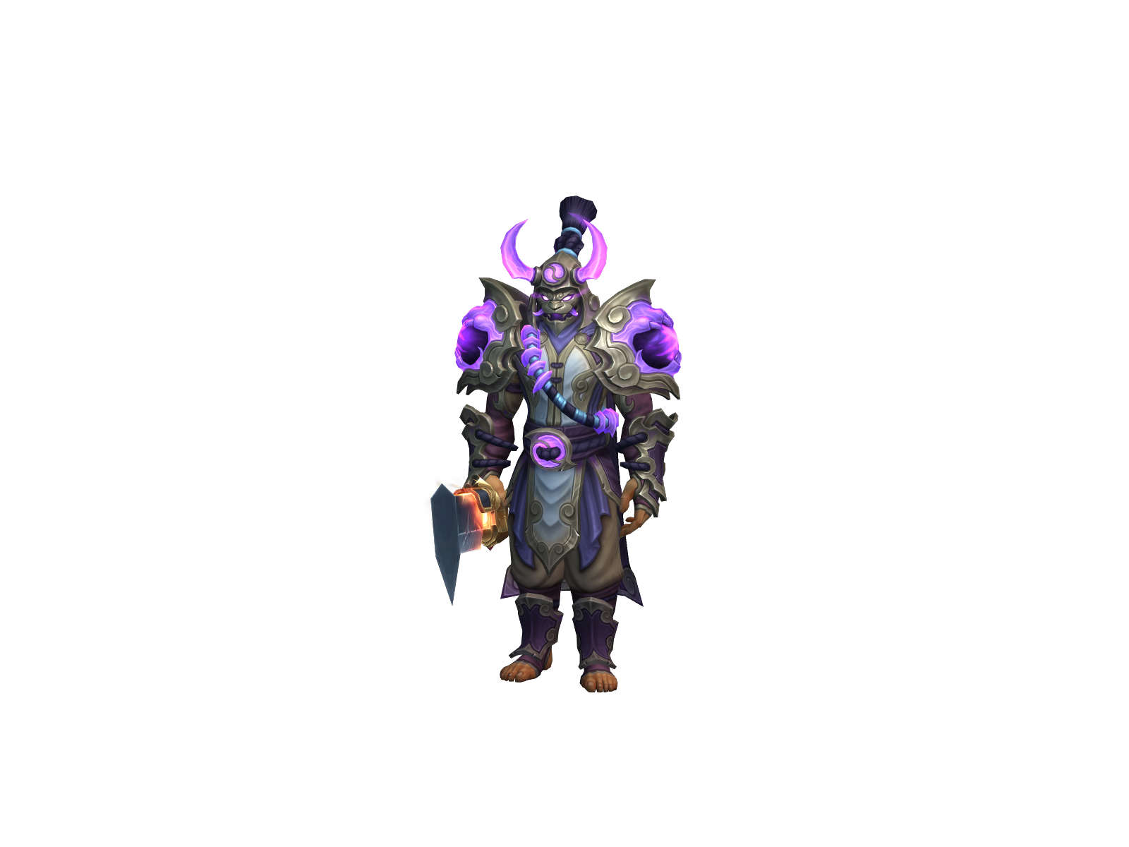 Maazmonk 3D character render