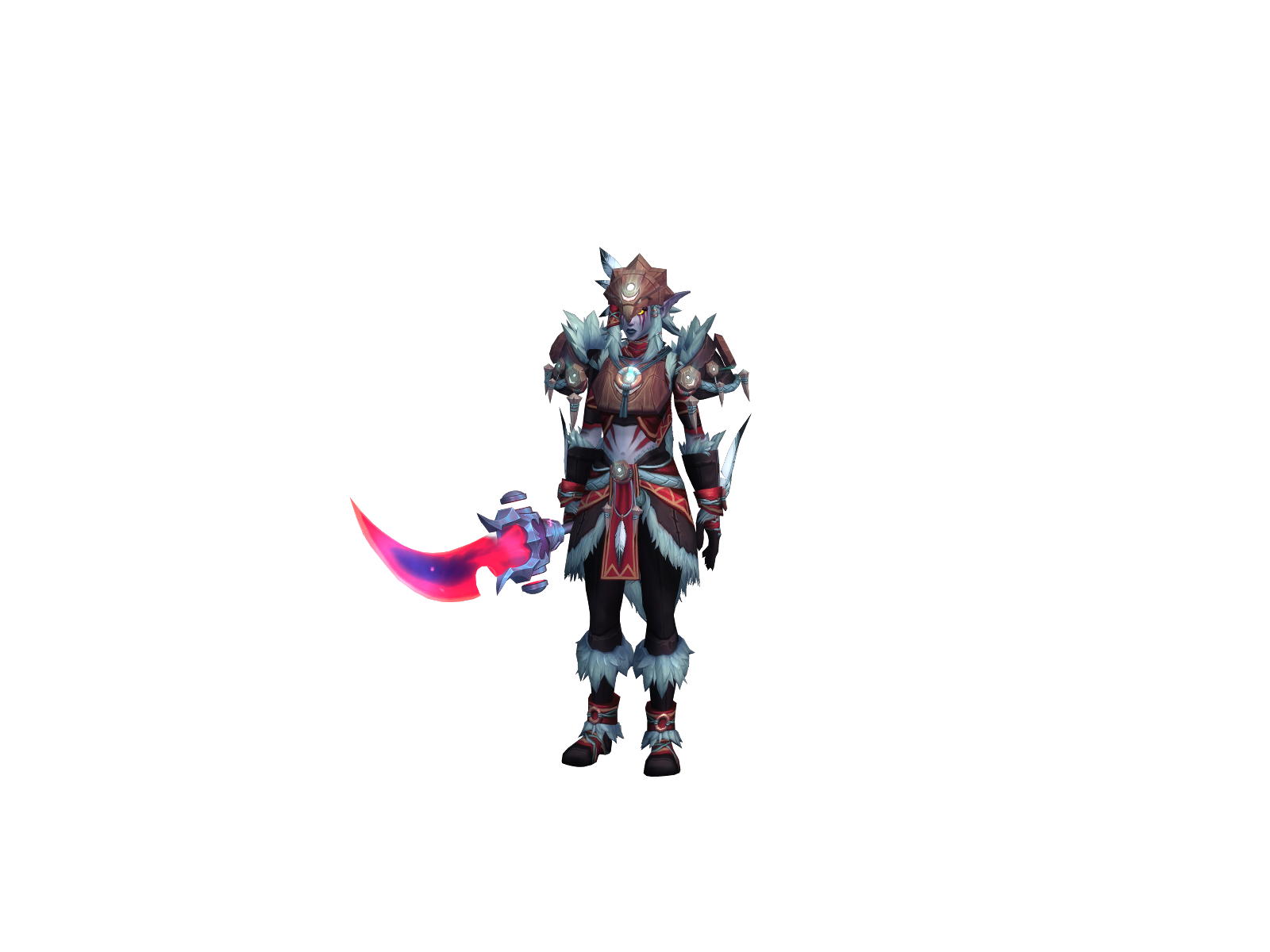 Morningelf 3D character render