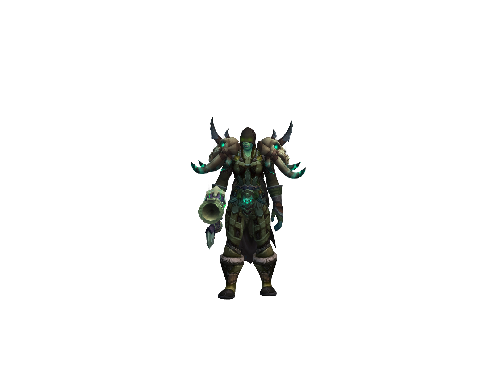 Huntzorra 3D character render