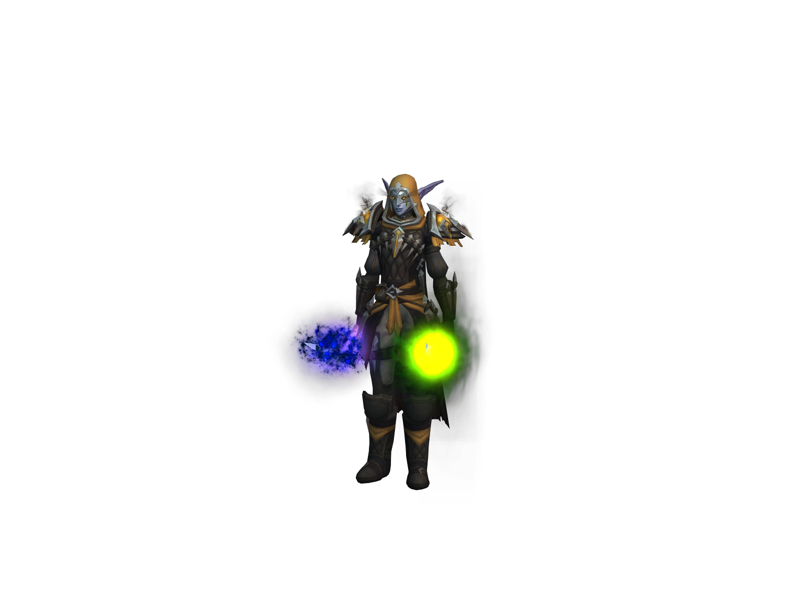 Pûrplereign 3D character render