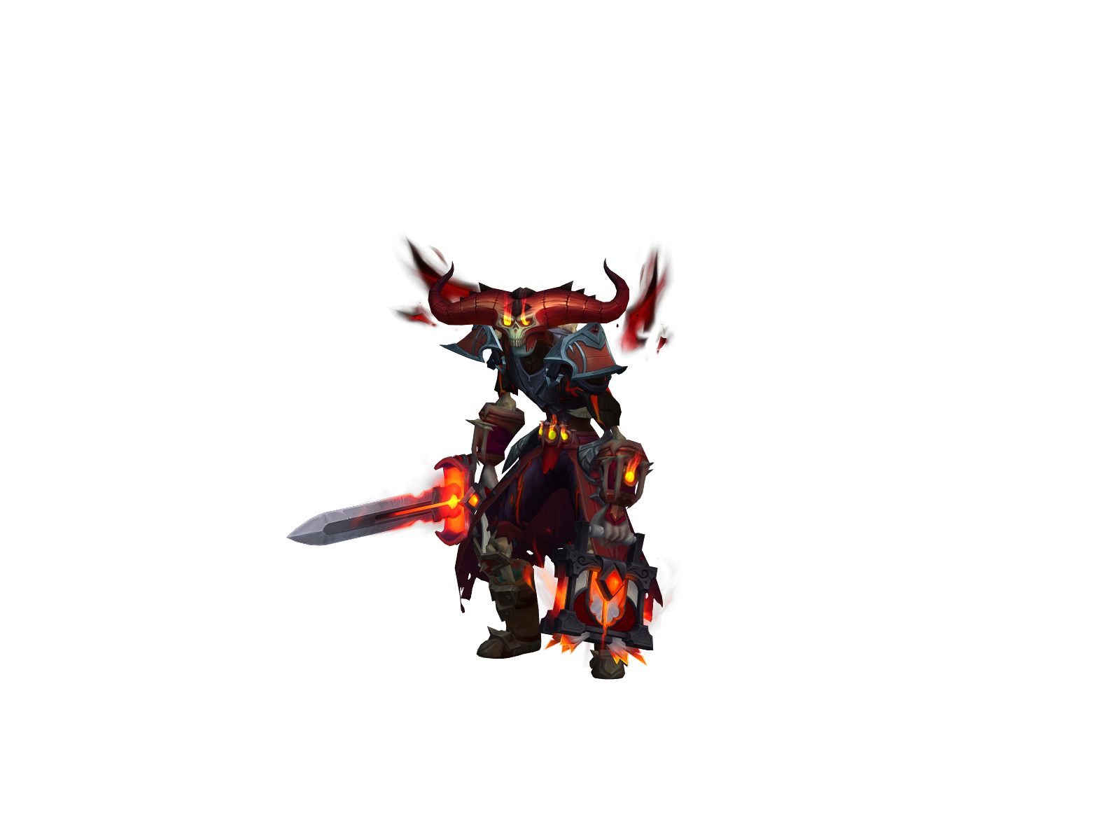 Thânatos 3D character render