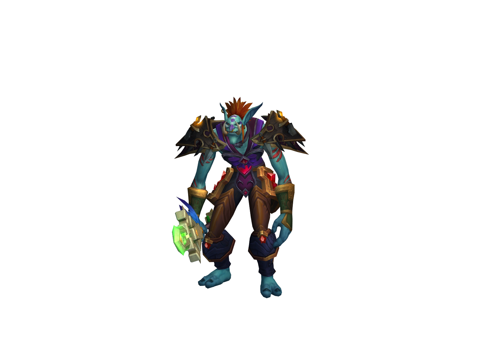 Nyacromancer 3D character render