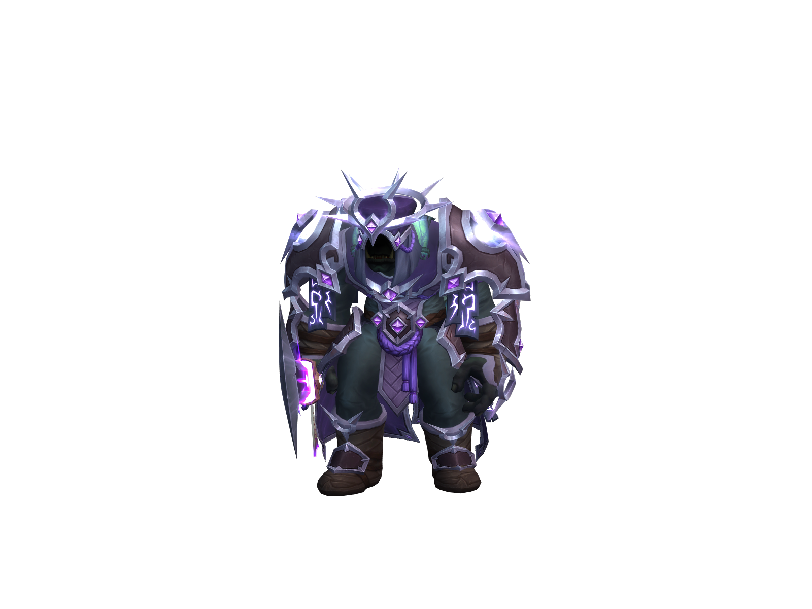Högmodig 3D character render