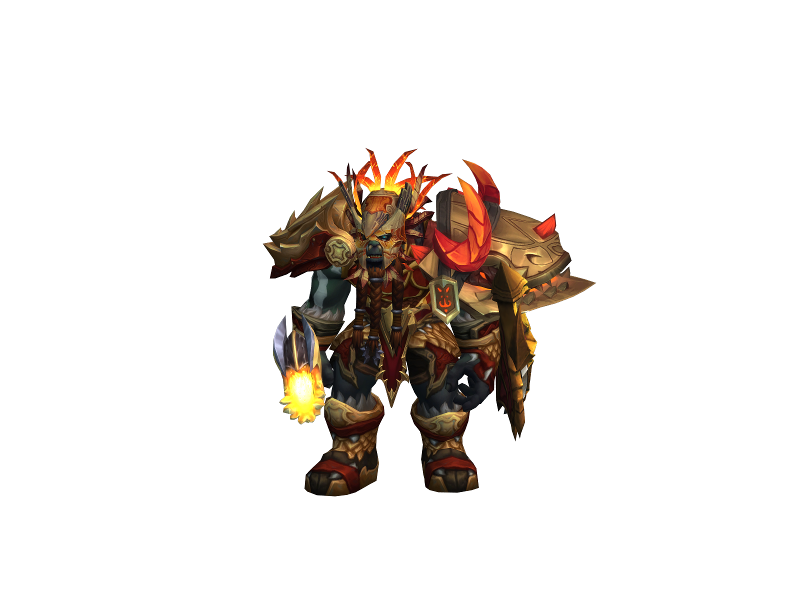Shtangist 3D character render