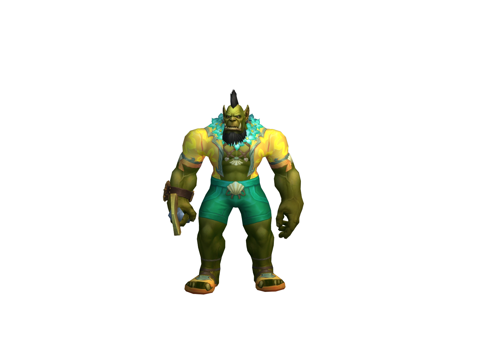 Jinro 3D character render