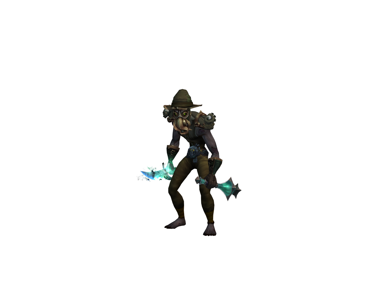 Pretal 3D character render