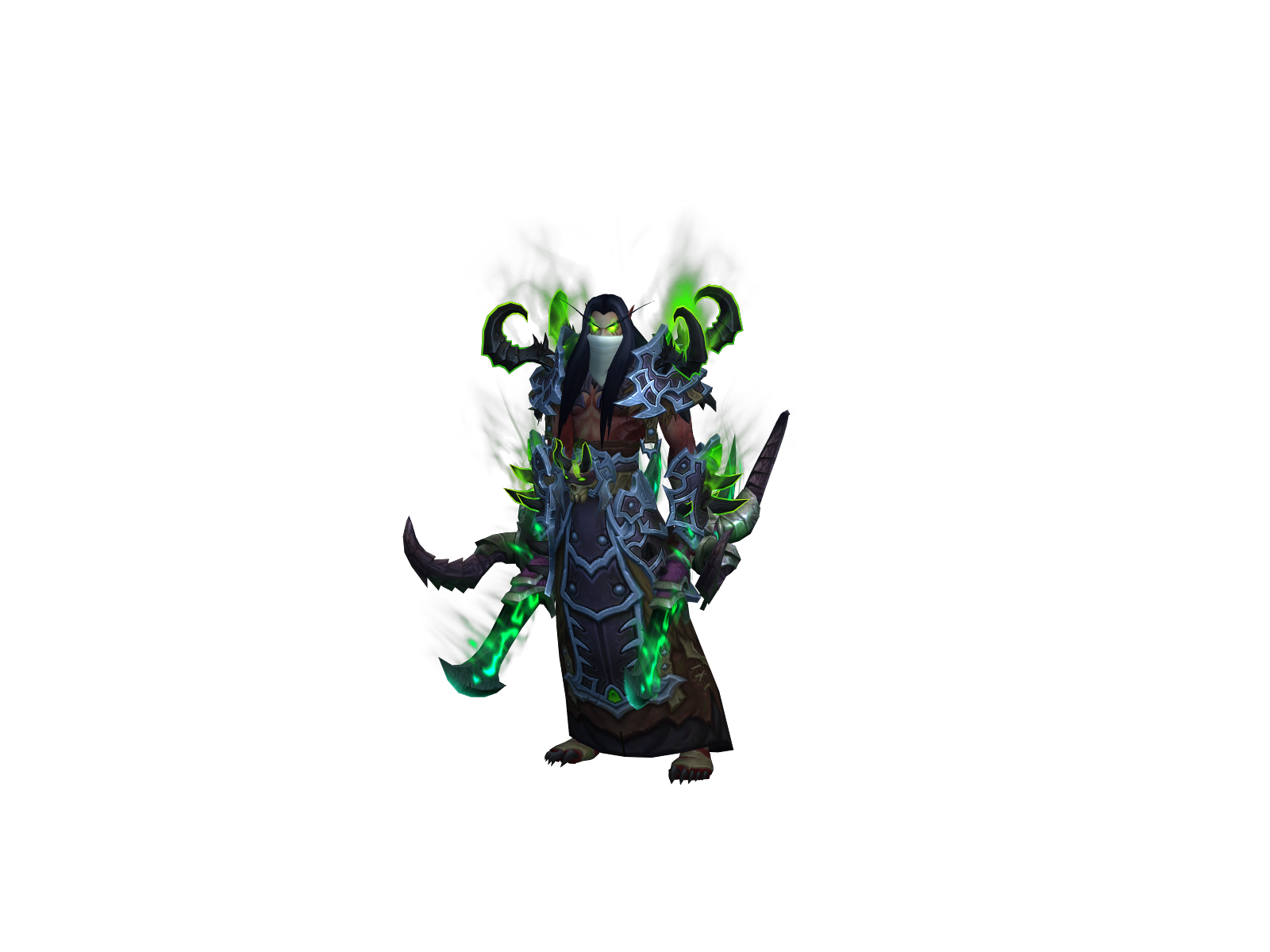 Beaming 3D character render