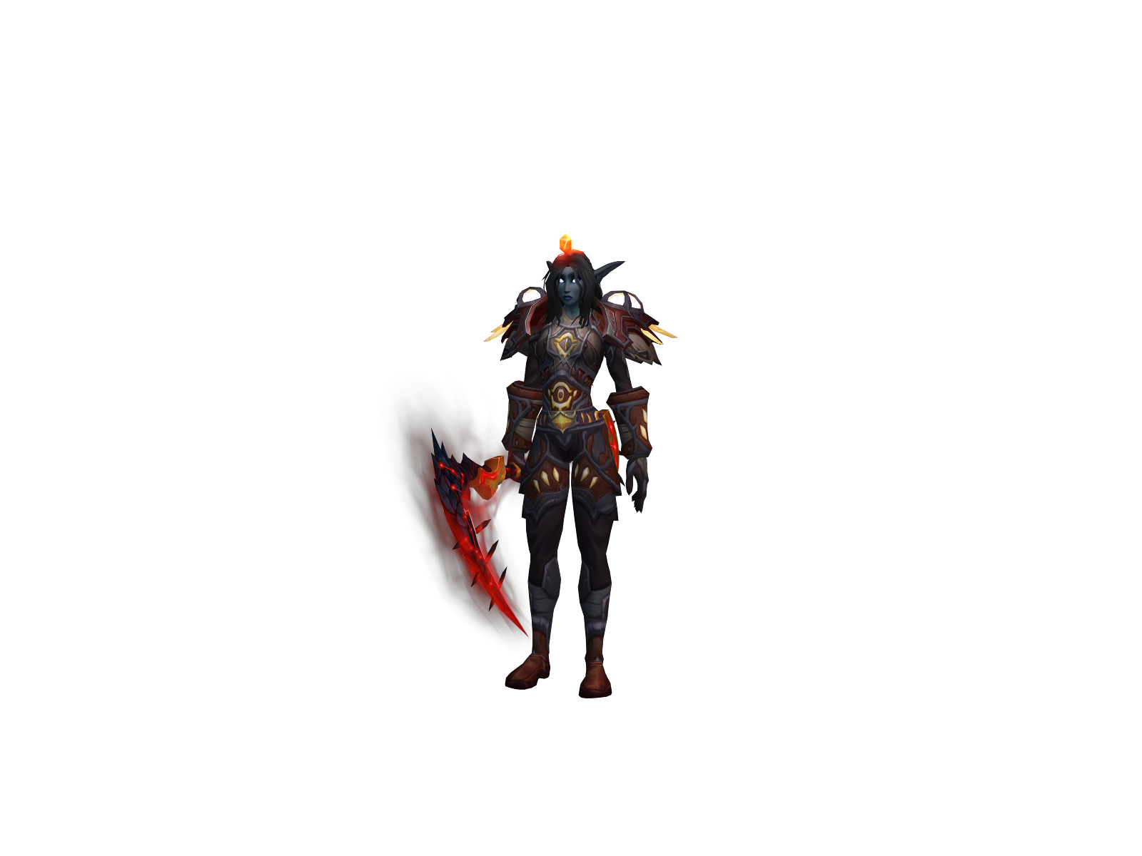 Mythis 3D character render
