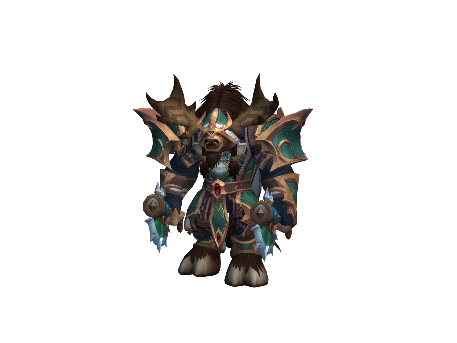 Theothar 3D character render